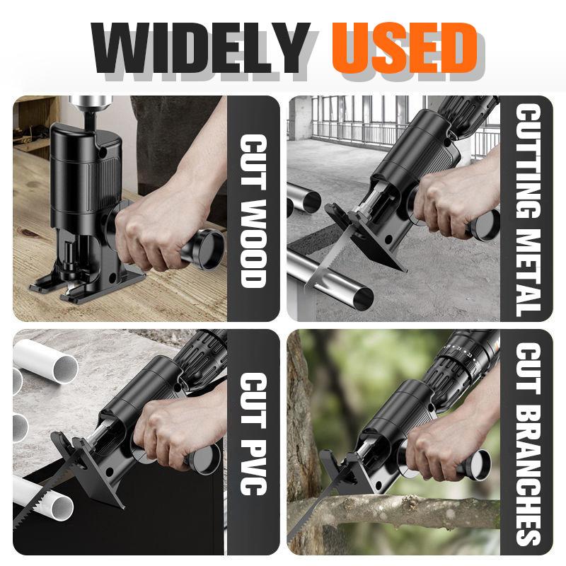 Насадка-сабельная пила на дрель Multifunction Saw Adapter